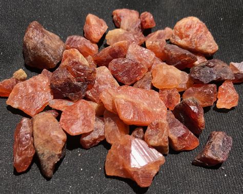 Natural Garnets Crystal Specimen Rough Stone Rough Crystal Etsy