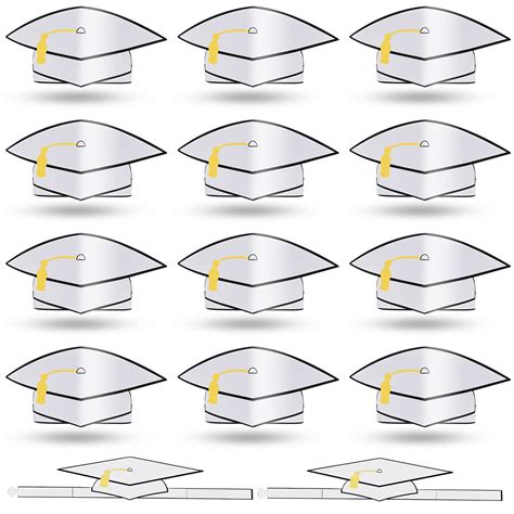Buy 36 Pieces Graduation Caps For Kids Graduation Hats Preschool