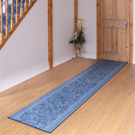 Maribo Blue Hallway Carpet Runners