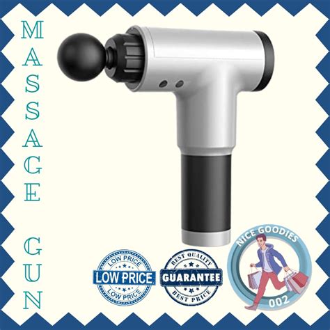 Pro Massage Gun Deep Tissue With Handheld 6speeds With 4massage Heads