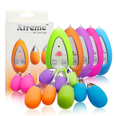 New Remote Control Colorful Double Egg Vibrators Waterproof 10 Speed Jump Egg Love Ball Sex Toys