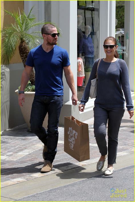 My wife and i finally pulled the trigger and decided to watch six feet under. Stephen Amell: Grove Shopper with Wife Cassandra Jean ...