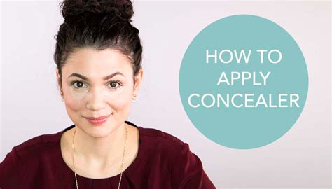 Makeup Tips How To Apply Concealer Youtube