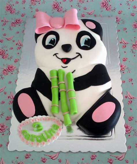 Panda Cake To Cute Baby Panda Birthday Cake Panda Bear Cake