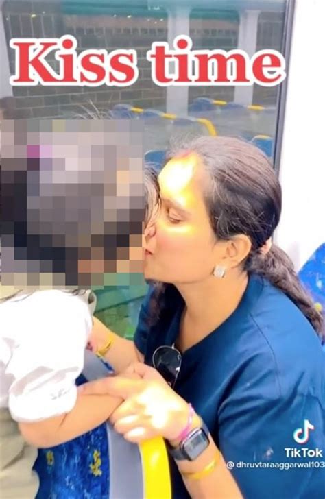 kissing daughter on lips sydney mum slammed after train tiktok the advertiser