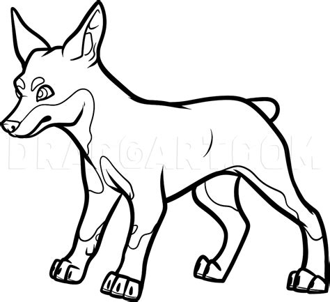 German Pinscher Coloring Page