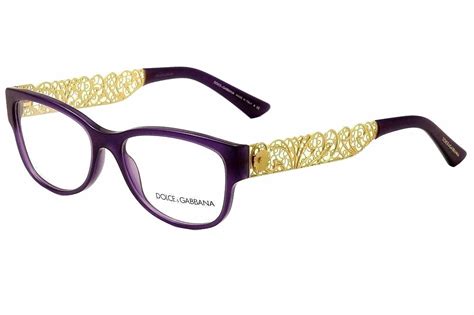 Dolce And Gabbana Eyeglasses Dandg Dg3185 3185 2677 Purple Optical Frame 53mm