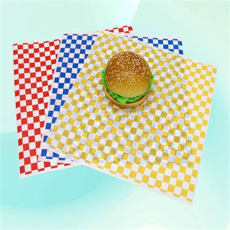 Printable Food Grade Burger Sandwich Wrapping Paper Kolysen