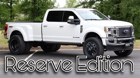2021 Ford F450 King Ranch Reserve Edition Leveled On 37s And 22 Af Pulse