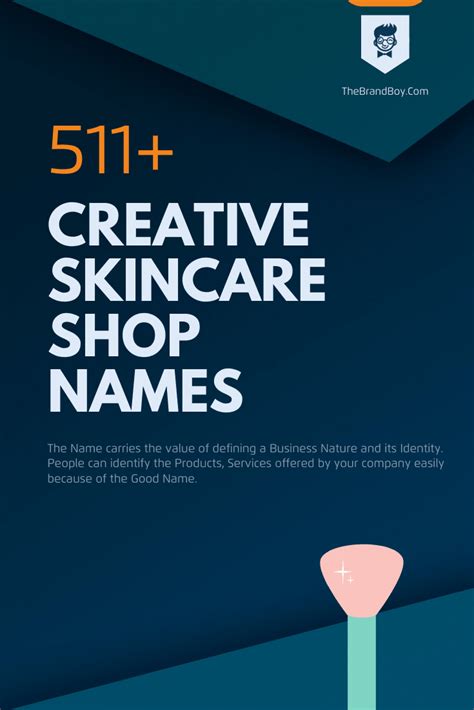 Here i have collected some creative souvenirs and gift shop names to help you pick a perfect name for your gift business. 597+ Creative Skincare Shop Names | Video+ Infographic in ...