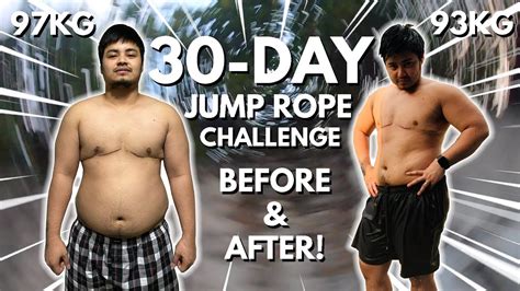 You have to do other exercise as well to get better results. JUMP ROPE 10MINS A DAY FOR 30 DAYS CHALLENGE (WEIGHT LOSS ...