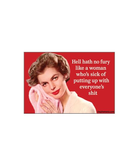 Hell Hath No Fury Magnet Home
