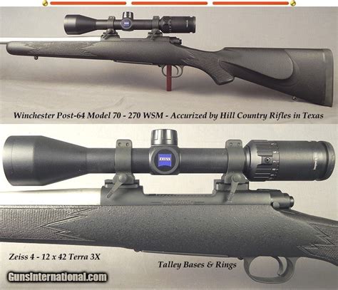 Winchester 270 Wsm Post 64 Mod 70 Accurized By Hill Country Rifles 24