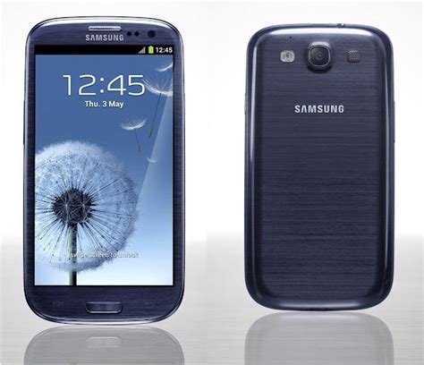 Samsung Galaxy S Iii Official Features 48 Inch 720p Super Amoled Screen