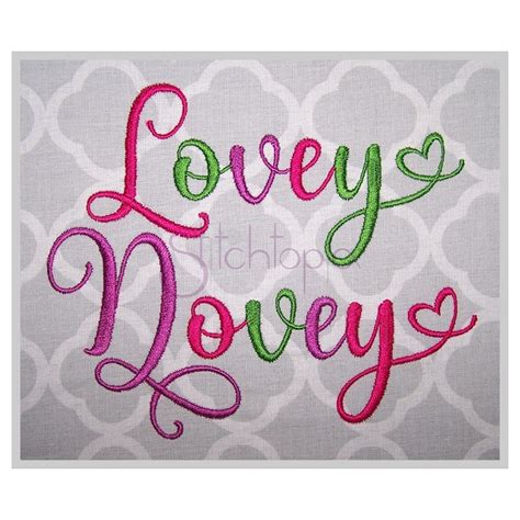 Lovey Dovey Font Bundle 1 3 1 125 15 2 25 Stitchtopia