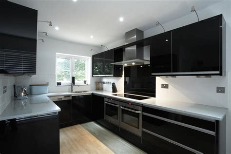 Kitchen colour ideas for small kitchens kitchen inspiration blog masterclass kitchens. Black Gloss - KitchenKitchen