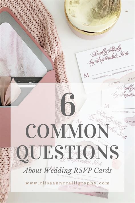 The view of an rsvp sign up is slightly different from a standard sign up format with two columns. 6 Common Questions about Wedding RSVP Cards — ElisaAnne