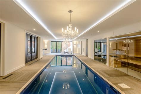 House With Indoor Pool : Luxury Indoor Swimming Pool Design At Marble ...