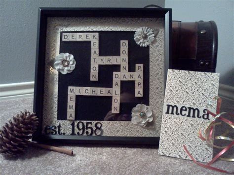 Moms always say they want nothing more than a card saying you these are some really nice ideas and i have actually made 9 for my mom,aunt and, grandma thank you so much for all these ideas i will for sure think they will. Scrabble gift idea for grandma | Mothers day crafts ...
