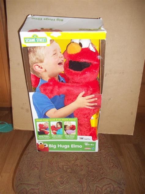 Playskool Sesame Street Big Hug Elmo Plush Toy Let Plush Play Hasbro