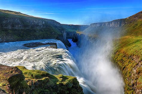Iceland Gorge Waterfall Photograph By Jack Nevitt