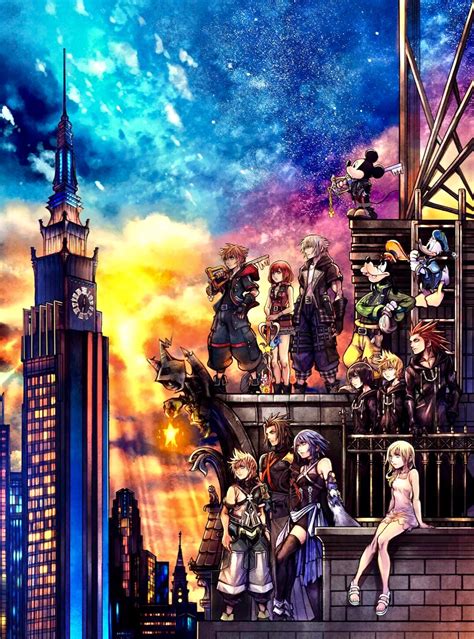 Kingdom Hearts 3 Cover Art Moving Wallpaper Kingdomhearts