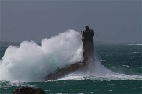 La Vieille Lighthouse Pointe Du Raz Brittany France By Ronan Follic