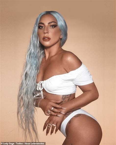 Lady Gaga Sets Pulses Racing As She Poses Topless In Racy Snaps To Promote Beauty Brand Haus