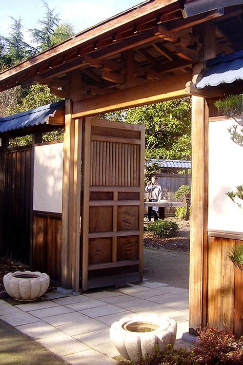 See Elegant Japanese Style Entrance Gates Mon For House And Garden