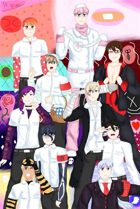 Haha Old But My Designs For The Male Rivals Yandere Simulator Amino