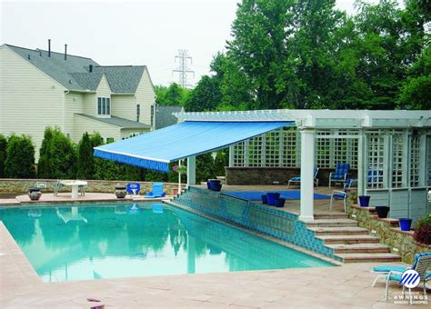 Types include cabana, custom, entrance, fabric. Commercial & Retractable Awnings | House canopy, Patio ...