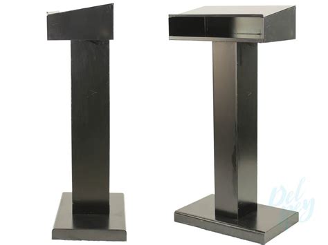 It derives from the greek πόδι (foot). Black Metal Podium - The Party Rentals Resource Company