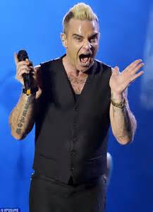 Robbie Williams Shows Off His Rock Dj Tiger Motif Underpants Yet Again