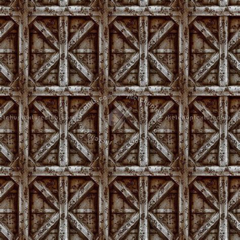 Old Wood Ceiling Tiles Panels Texture Seamless 04608