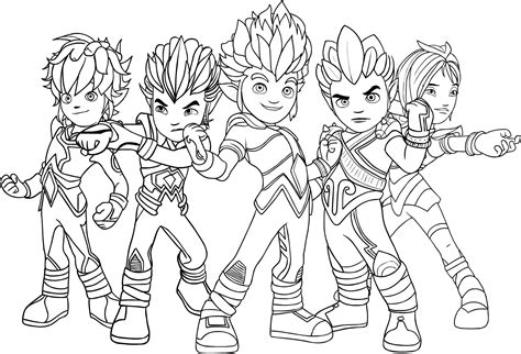 Printable colouring book for kids. Nuovi Disegni Da Colorare Giochi Gormiti