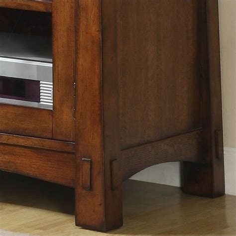 Riverside Furniture Craftsman Home 45 Inch Tv Stand In Americana Oak 2945