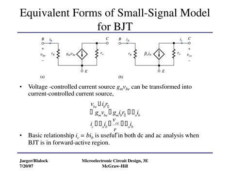 Ppt Chapter 13 Small Signal Modeling And Linear Amplification