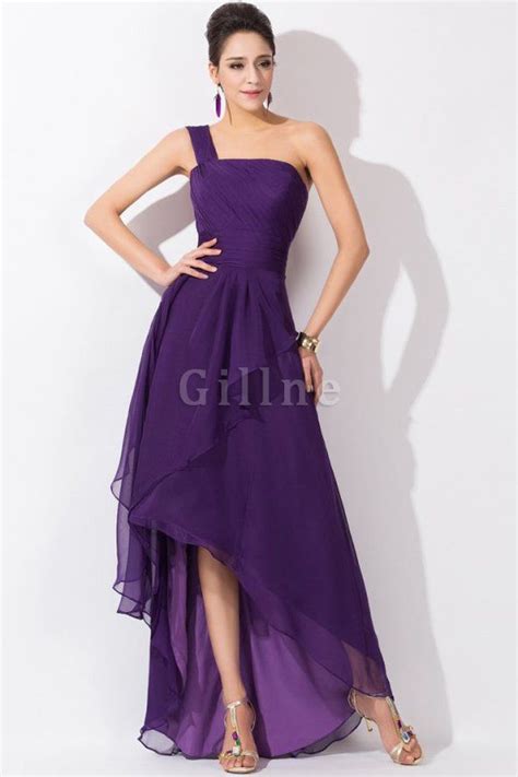 Deine hochzeit steht bevor und wir helfen dir das schönste brautkleid für dich zu finden. Eine Schulter natürliche Taille Chiffon Asymmetrisches ...