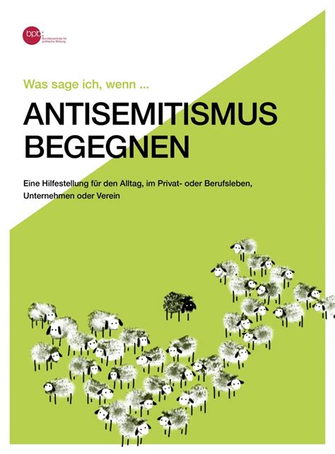 Wandzeitung Antisemitismus Begegnen Bpbde