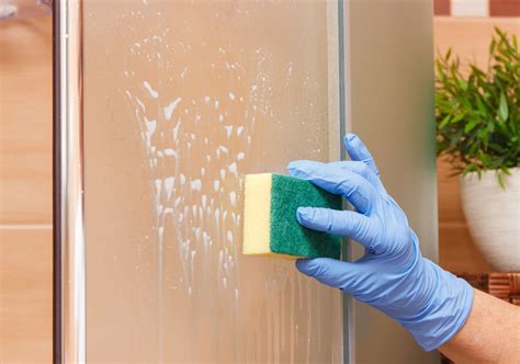 When the water dries, the deposits are left behind, leaving unsightly spots on glass or ceramic surfaces, particularly in bathrooms and kitchens. How to Clean Soap Scum Off Glass Shower Doors | Home ...