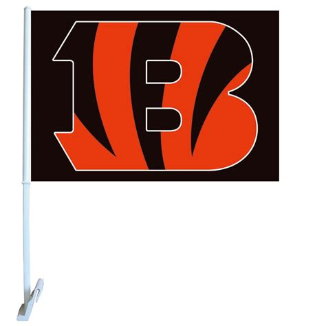 Free Shipping Cincinnati Bengals Car Flag 30x45cm 100d Polyester