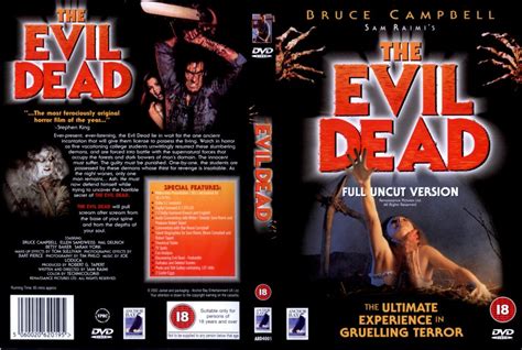 Ash williams and his girlfriend linda locate a vacation cabin in the woods with a voice recording in the archeologist who had captured himself reciting ancient chants out ofthe book of the dead. because they play the recording an evil power is unleashed taking over linda's body. the evil dead - Movie DVD Scanned Covers - 211theevildead ...