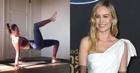 Brie Larson Shares First Workout Since Start Of Quarantine ~