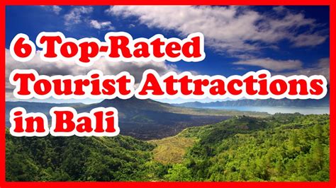 6 Prime Rated Vacationer Points Of Interest In Bali Shashikul
