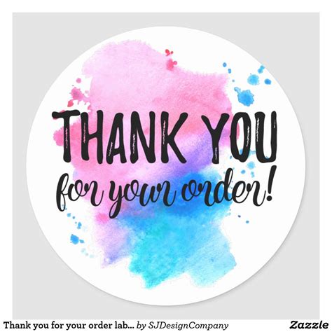 When we create them, it concerns not just the message per se but also the design. Thank you for your order label in 2020 | Thank you customers, Thank you stickers, Body shop at home