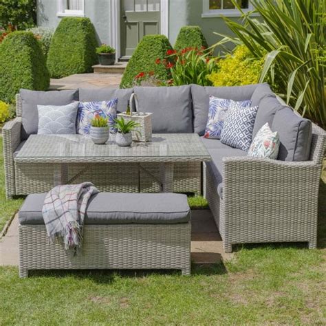 LG Outdoor Provence Rectangular Modular Dining Set | Garden Street
