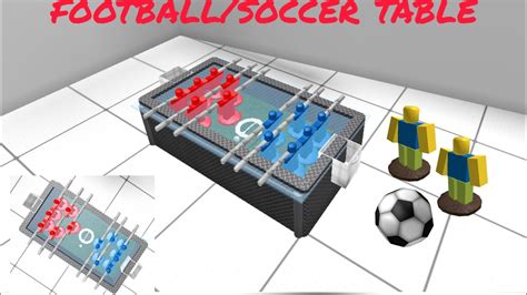 Bloxburg Foosball Soccer Hack Table Build For Games Room Youtube