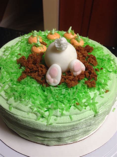 Buttercream Covered Carrot Cake With Coconut Grass Cake Crumb Dirt And