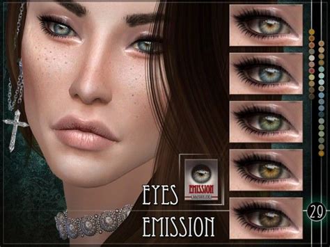 The Sims Resource Emission Eyes By Remussirion Sims 4 Downloads Sims