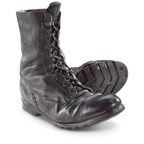 Mens Czech Military Surplus Combat Boots Used 660565 Combat